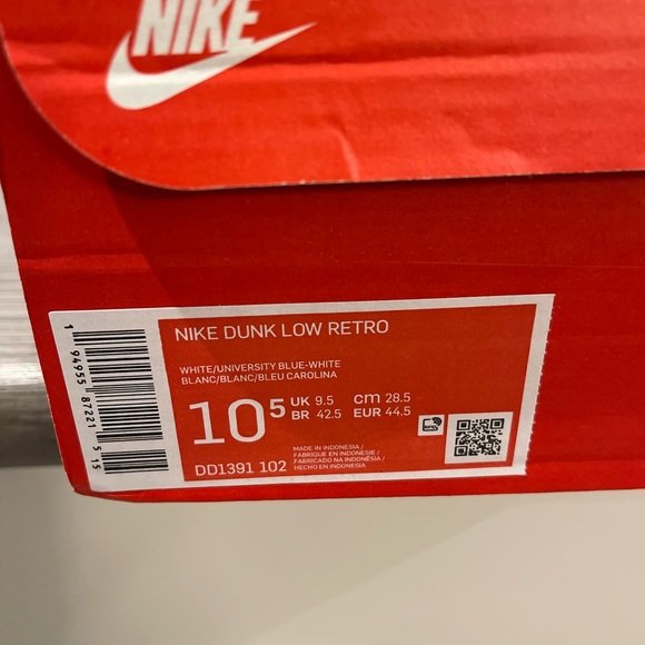 Nike dunk low UNC - Picture 5 of 5